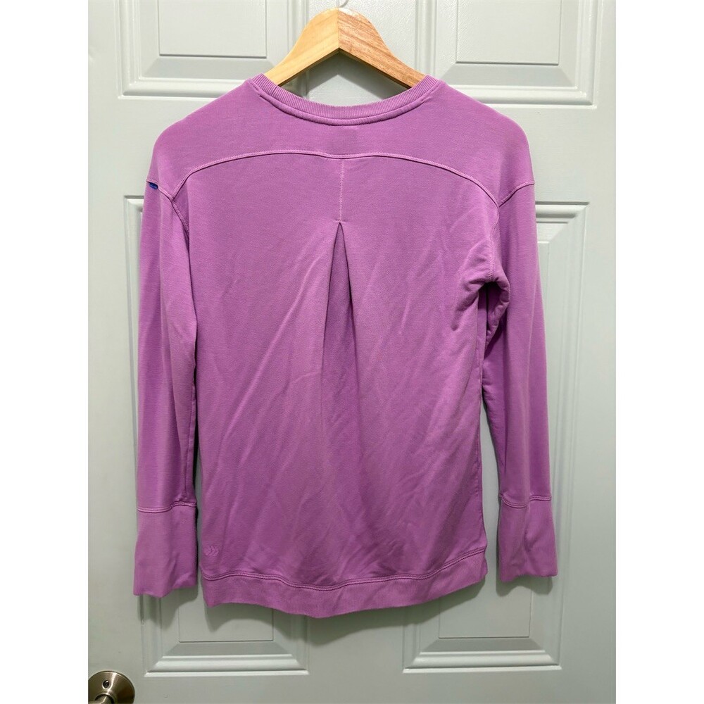 All in Motion Pullover Top Womens XL Purple Long Sleeve Kangaroo Pocket - Picture 5 of 7